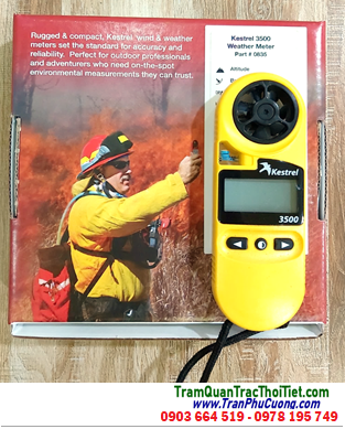 Kestrel 3500 Delta-T Weather Meter _Máy đo vi khí hậu Kestrel 3500 Delta-T Weather Meter _Xuất xứ Mỹ (Made in USA)